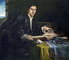 Accademia - Ritratto di giovane gentiluomo nel suo studio - Lorenzo Lotto cat.912.jpg