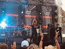 The Superjesus performing at Hastings 2019.jpg