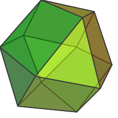 Triangular gyrobicupola
