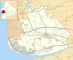 Freckleton is located in the Borough of Fylde