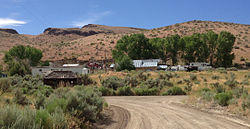 2014-06-21 16 02 41 View of Palisade, Nevada from just north of Nevada State Route 781 (Palisade Bridge)-cropped.jpg