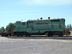 Lake County Railroad Engine, Lakeview, Oregon.JPG