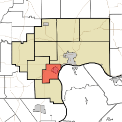 Location in Jefferson County
