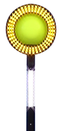 LED zebra crossing beacon