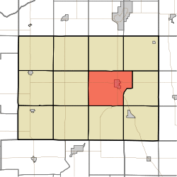 Location in Pulaski County