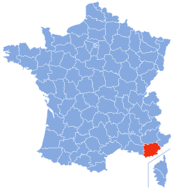 Location of Var in France