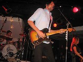 L to R: Clint Hyndman, Paul Dempsey, Stephanie Ashworth Performing at the Corner Hotel, Richmond, February 2008