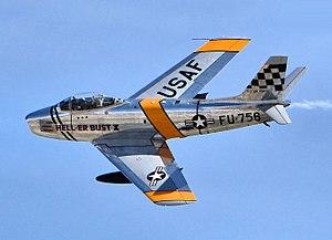 F86F Sabres - Chino Airshow 2014 (cropped).jpg