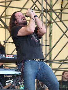 Allen performing in Novara, 2007