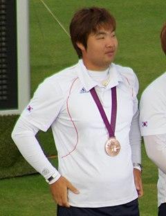 Archery at the 2012 Summer Olympics – Men's Team – Im Dong-Hyun.jpg