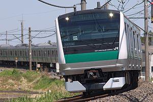 E233-7000 series set 105 Kawagoe Line 20140511.jpg