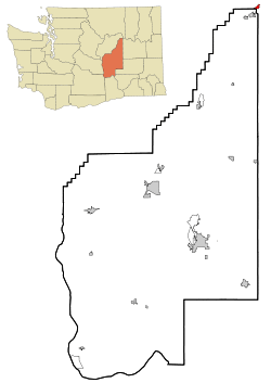 Location of Coulee Dam, Washington