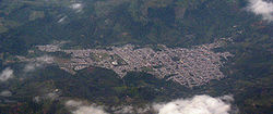 aerial photo of Líbano.