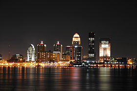 Downtown Louisville skyline