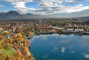 Lakeside, October 2006 view from the castle