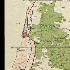 Historical map series for the area of Achziv (1940s).jpg