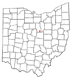 Location of Butler, Ohio