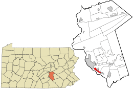 Location in Dauphin County and the U.S. state of Pennsylvania.