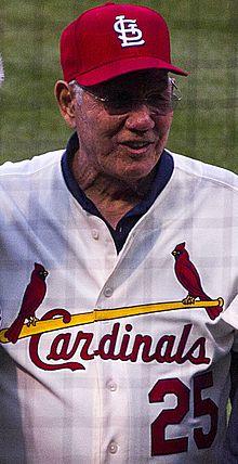 Julián Javier in 2017 - 1967 St.Louis Cardinals Reunion team (cropped).jpg