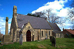 Sandhutton, North Yorkshire, St Leonard's Church and War Memorial.jpg
