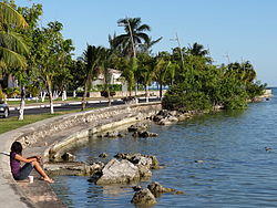 Chetumal shoreline