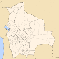 Location of Cercado Province within Bolivia