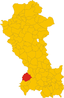 Lagonegro within the Province of Potenza