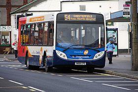 Stagecoach Chesterfield bus 22650, MAN 18, Alexander Dennis Enviro 300 YN58 CFE.jpg