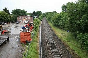 Waterloo - Exeter railway Semley station site (geograph 1954786).jpg
