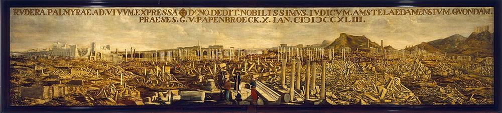 G. Hofstede van Essen, View on the ruins of Palmyra, 1693.