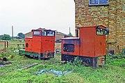 Locomotives at Cherry Orchard Lane brickworks, 1989 (geograph 4849013).jpg