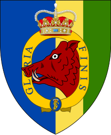 Coat of arms for Prince's Life Regiment.svg