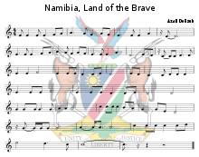 Namibian Anthem Music Sheet.InstrumentalSimple.svg