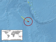 Simiscincus aurantiacus distribution.png