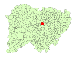 Location in Salamanca
