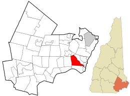 Location in Rockingham County and the state of New Hampshire.