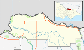 Yarrawonga is located in Shire of Moira