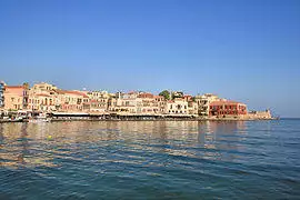 View of the "Venetian port" of Chania.