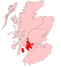 West of Scotland 1999 (Scottish Parliament electoral region).svg