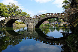 Megane Bridge of Isahaya Park