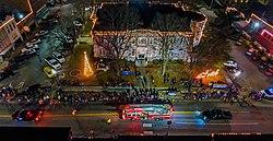 Downtown Cassville during Christmas Parade