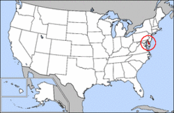 Map of USA highlighting Delaware.png