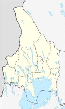 Location map of Värmland County in Sweden