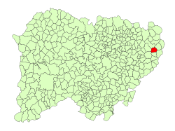Location in Salamanca