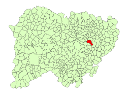 Location in Salamanca
