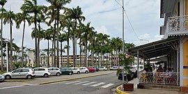 Cayenne place des palmistes rue de Remire 2013.jpg