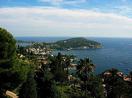 A view of the bay at Saint-Jean-Cap-Ferrat