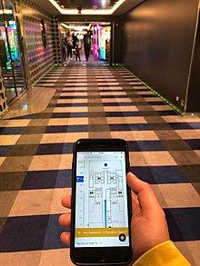 Indoor navigation and wayfinding by Favendo on the cruise ship MSC Bellissima.jpg