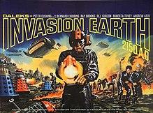 Original UK quad poster of Daleks, Invasion Earth 2150 A.D.jpg