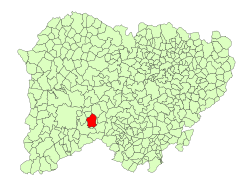 Location in Salamanca